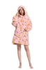 Picture of New Design Fruit Print Hooded Blanket Hoodie - Apple