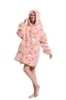 Picture of New Design Fruit Print Hooded Blanket Hoodie - Apple