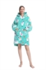 Picture of New Design Fruit Print Hooded Blanket Hoodie - Apple