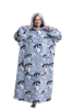 Picture of New Design Adult 1.4m Extra-Long Hooded Blanket Hoodie 