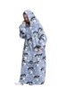 Picture of New Design Adult 1.4m Extra-Long Hooded Blanket Hoodie  - Corgi