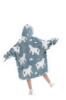 Picture of New Design Kids Animal Fruit Print Hooded Blanket Hoodie  - Lama