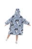 Picture of New Design Kids Hooded Blanket Hoodie  - Blue Shark