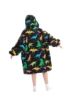 Picture of New Design Kids Fruit Print Hooded Blanket Hoodie  - Avocado