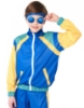 Picture of Kids 80s Retro Hip Hop Disco Hippie Modern Jazz Performance Costume - Pink