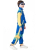 Picture of Kids 80s Retro Hip Hop Disco Hippie Modern Jazz Performance Costume - Blue