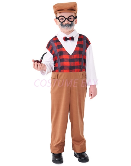 Picture of Boys Grandpa Little Old Man Geezer Kids Costume 100 Days Book Week Outfits