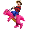 Picture of Fan Operated Rose Pink Inflatable Dinosaur Costume Suit for Kids & Adults
