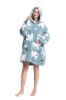 Picture of New Design Animal Fruit Print Hooded Blanket Hoodie - Bear