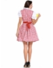 Picture of Ladies Oktoberfest Bavarian Beer Maid  Costume with Red Apron