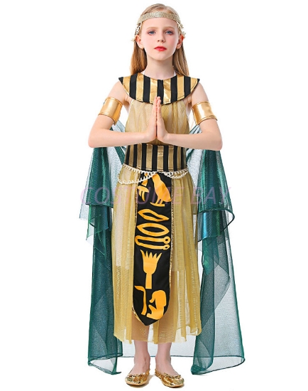 Picture of Girls Egyptian Queen of the Nile Cleopatra Costume 