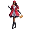 Picture of Deluxe Womens Little Red Riding Hood Costume with Cape and Gloves