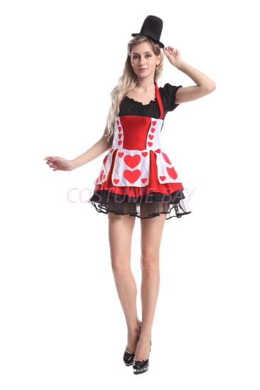 Picture of Alice in Wonderland Red Queen of Hearts Costume