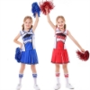 Picture of Girls Cheerleader Costume with Pom Poms