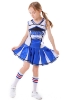 Picture of Girls Cheerleader Costume with Pom Poms