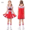 Picture of Girls Cheerleader Costume with Pom Poms