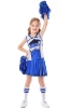 Picture of Girls Cheerleader Costume with Pom Poms