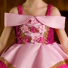 Picture of Girls Sleeping Beauty Princess Aurora Dress Costume 