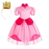 Picture of Girls Princess Crown Peach Dress
