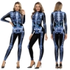 Picture of Skeleton Bone Jumpsuit Costume