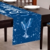 Picture of Blue Happy Birthday Decoration Table Runner 180*35CM