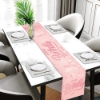 Picture of Pink Happy Birthday Decoration Table Runner 180*35CM