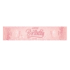 Picture of Pink Happy Birthday Decoration Table Runner 180*35CM