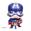 Picture of 9pcs Superhero Foil balloons Set - Captain America / Iron Man / Spiderman