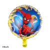 Picture of 9pcs Superhero Foil balloons Set - Captain America / Iron Man / Spiderman