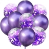 Picture of 12-inch Latex & Confetti 10pcs Balloon Bouquet Set