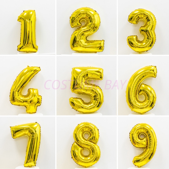 Picture of 32 Inch Number Shaped 0-9 Foil Balloon