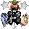 Picture of Star Wars Baby Yoda 12pcs Foil Balloons Set