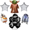 Picture of Star Wars Baby Yoda 12pcs Foil Balloons Set
