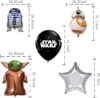 Picture of Star Wars Baby Yoda 12pcs Foil Balloons Set