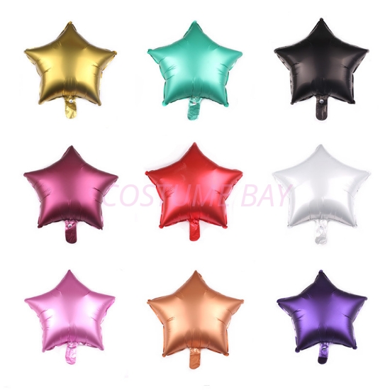 Picture of 18-inch Coloured Star Shaped Foil Balloon