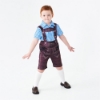 Picture of Boys Lederhosen, Blue Shirt, and Socks Oktoberfest Set for Book Week 