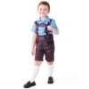 Picture of Boys Lederhosen, Blue Shirt, and Socks Oktoberfest Set for Book Week 