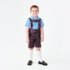 Picture of Boys Lederhosen, Red Shirt, and Socks Oktoberfest Set for Book Week