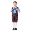 Picture of Boys Lederhosen, Red Shirt, and Socks Oktoberfest Set for Book Week