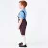 Picture of Boys Lederhosen, Red Shirt, and Socks Oktoberfest Set for Book Week