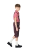 Picture of Boys Lederhosen, Red Shirt, and Socks Oktoberfest Set for Book Week