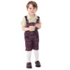 Picture of Boys Lederhosen, Red Shirt, and Socks Oktoberfest Set for Book Week