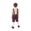 Picture of Boys Lederhosen, Red Shirt, and Socks Oktoberfest Set for Book Week