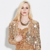 Picture of Womens Black Sequin Cropped Jacket