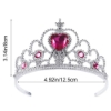 Picture of Frozen Princess Elsa Anna Crown-Hot Pink