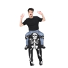 Picture of Adult Kids Carry Me Skeleton Piggyback Halloween Fancy Costume 