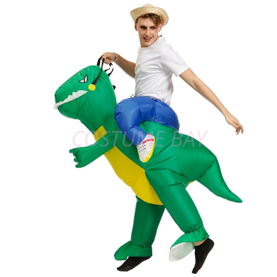 Picture of Fan Operated Inflatable Dinosaur Costume Suit for Kids and Adults