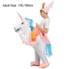 Picture of Fan Operated Inflatable Unicorn Costume Suit for Kids and Adults