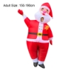 Picture of Fan Operated Adult Inflatable Standup Santa