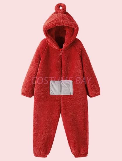 Picture of Kids Teletubbies Onesie Costume - Red Po